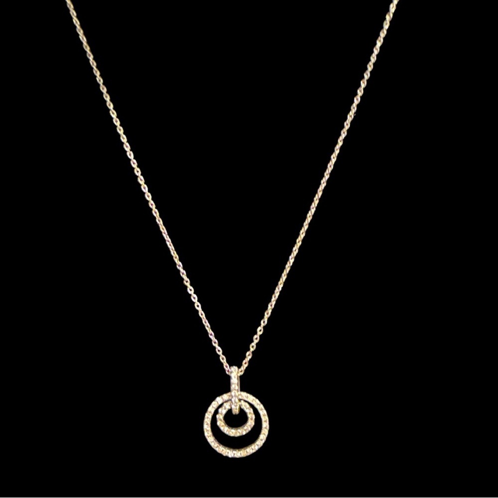 Sterling Silver and Diamond Pendent